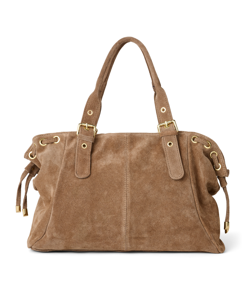 Suède Muse bag taupe